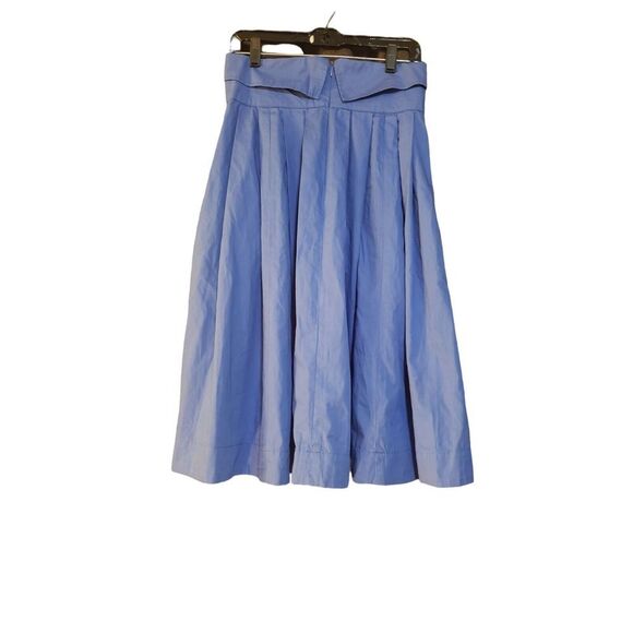 NWT Tulle A-Line Pleated Purple Skirt Large 100% Cotton Classic Designer Boho‎ - Picture 2 of 16